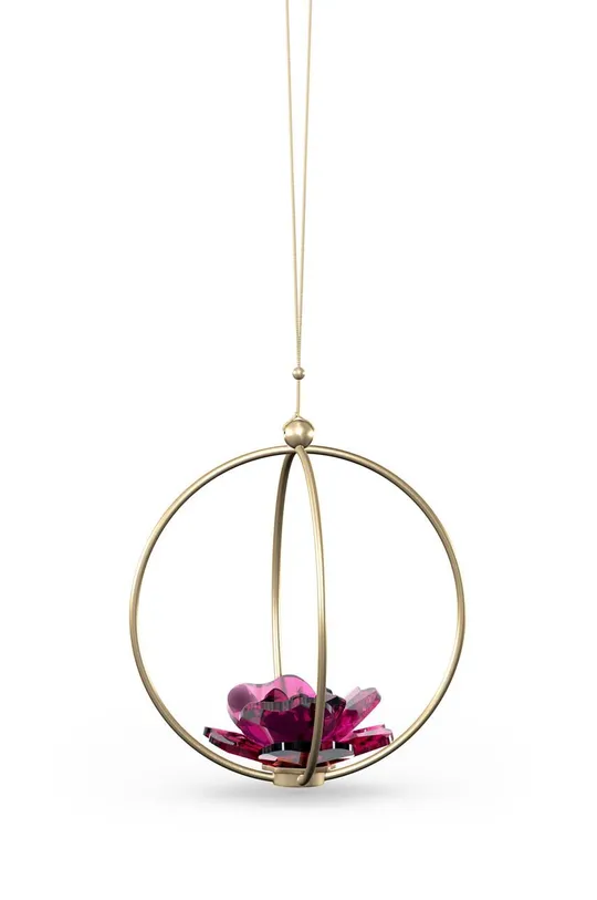 золотий Декоративна підвіска Swarovski Garden Tales Rose Ball Ornament Unisex