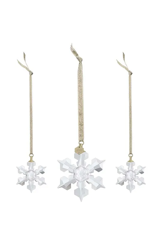 Διακόσμηση Swarovski Annual Edition 2022 Ornament Set 3-pack διαφανή