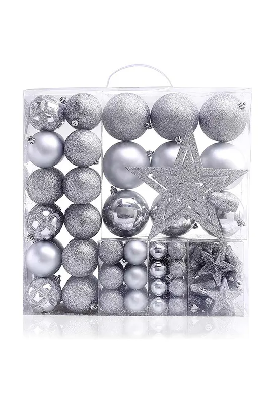 siva Komplet božičnih kroglic 100-pack Unisex