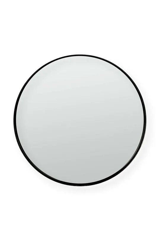 czarny vtwonen lustro ścienne 30 cm Unisex