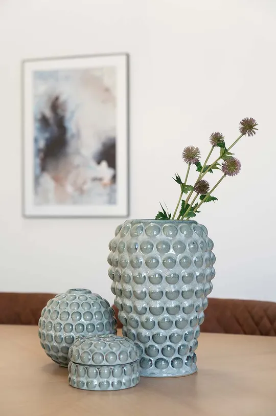 Posuda s poklopcem House Nordic Jar in Ceramic Glazirana keramika