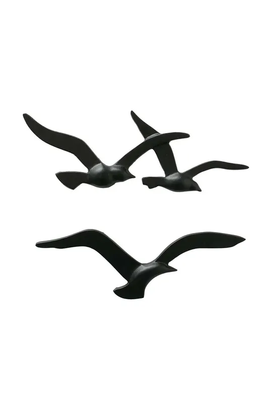 чорний Декорація настінна Boltze Seagull 2-pack Unisex