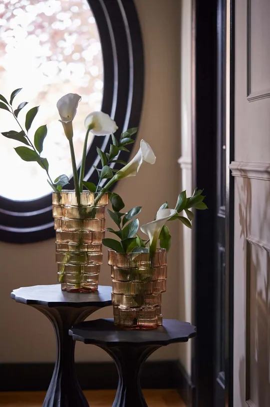 sárga Light & Living dekor váza Duoro