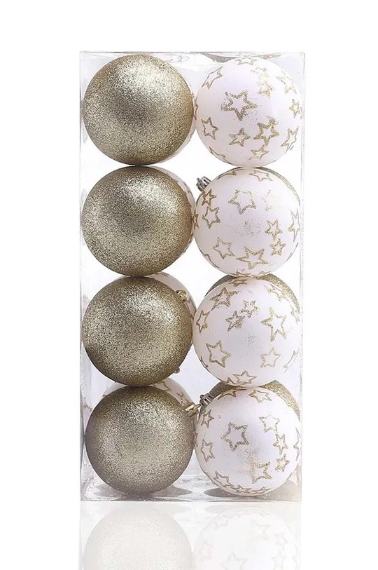 bela Komplet božičnih kroglic 16-pack Unisex