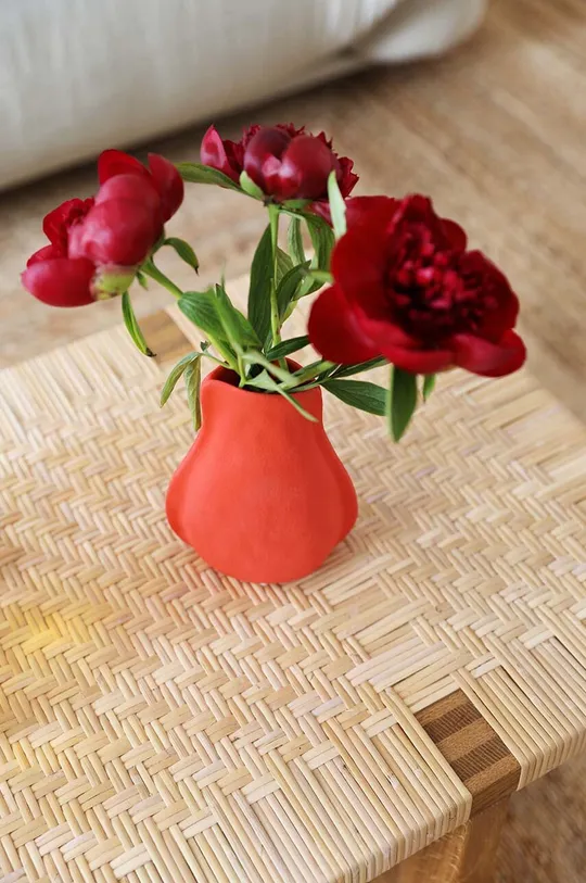 Dekorativna vaza &k amsterdam Slice rdeča
