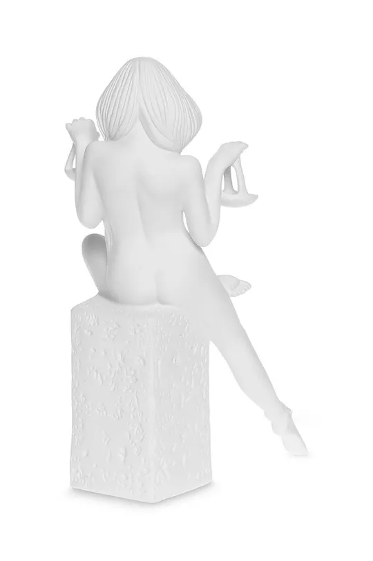 Christel figurina decorativa 24 cm Waga bianco
