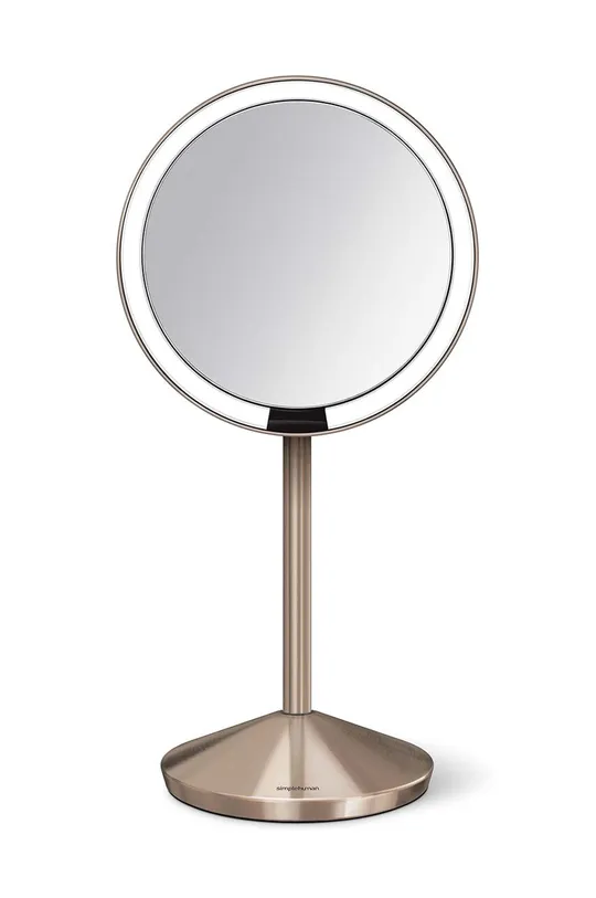 béžová Zrkadlo s led osvetlením Simplehuman Sensor Mirror Fold Unisex