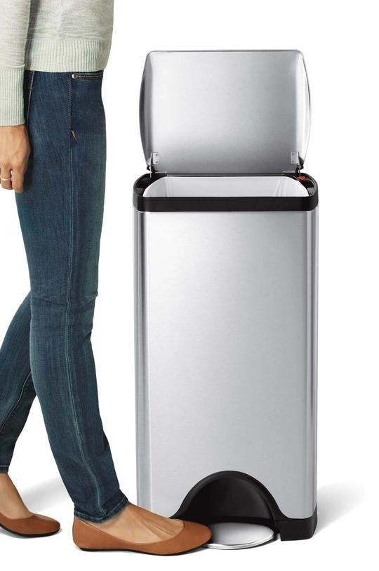 sivá Odpadkový kôš Simplehuman 30 l