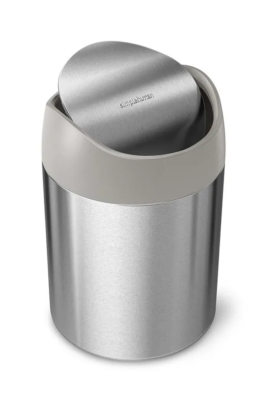 sivá Odpadkový kôš Simplehuman 1,5 l Unisex