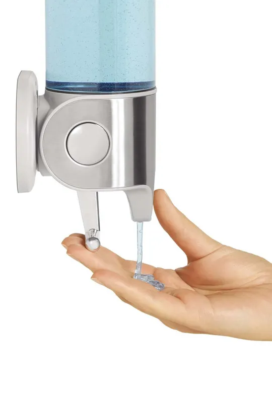 Simplehuman dispenser da parete per doccia Double Shower Dispenser grigio