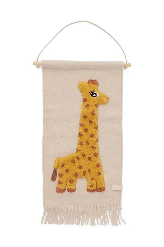 többszínű OYOY fali dekoráció Giraffe Wallhanger Uniszex