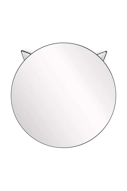czarny Balvi lustro ścienne Cat Unisex
