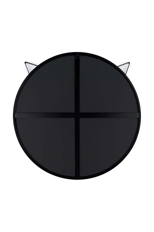Balvi fali tükör Cat fekete