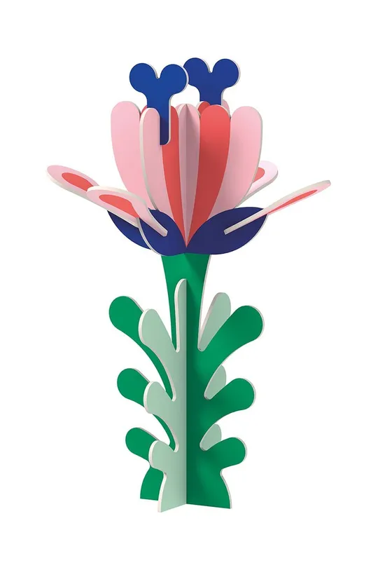 πολύχρωμο Diy γλυπτό Octaevo Flower Paper Sculpture Unisex