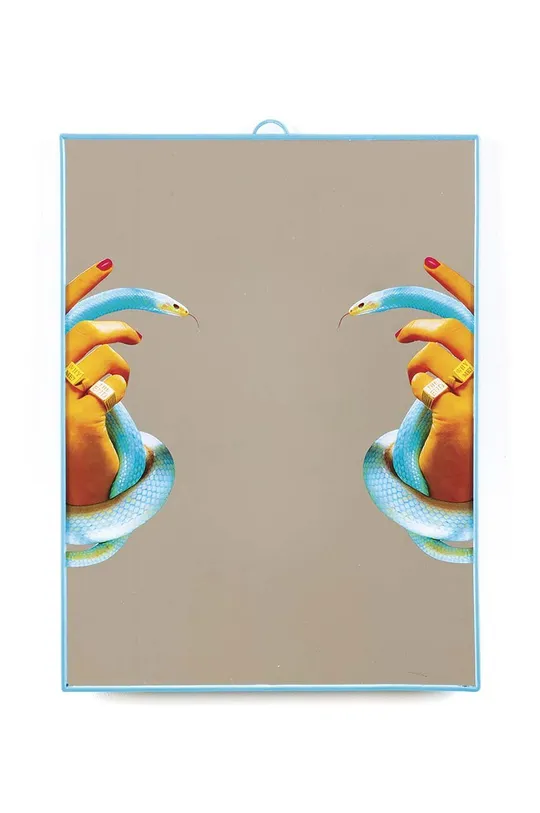viacfarebná Nástenné zrkadlo Seletti Big Hands with Snakes 30 x 40 cm Unisex