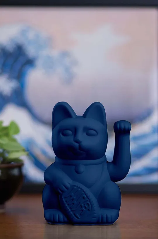 Dekoracija Donkey Lucky Cat - Dark Blue mornarsko modra