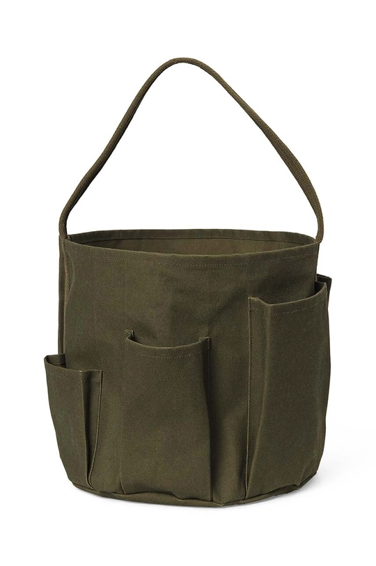 zelena Torba za vrtno orodje ferm LIVING Bark Garden Bucket Unisex