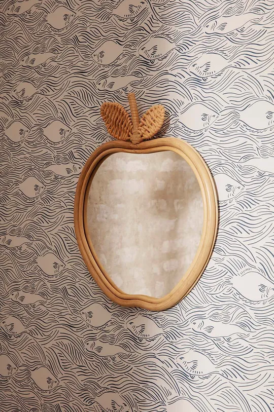 ferm LIVING specchio da parete Apple Mirror beige