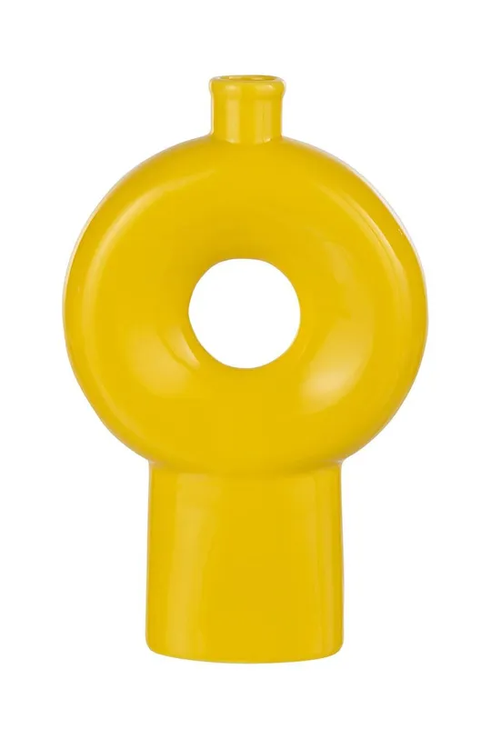 κίτρινο Διακοσμητικό βάζο J-Line Abstract Unisex