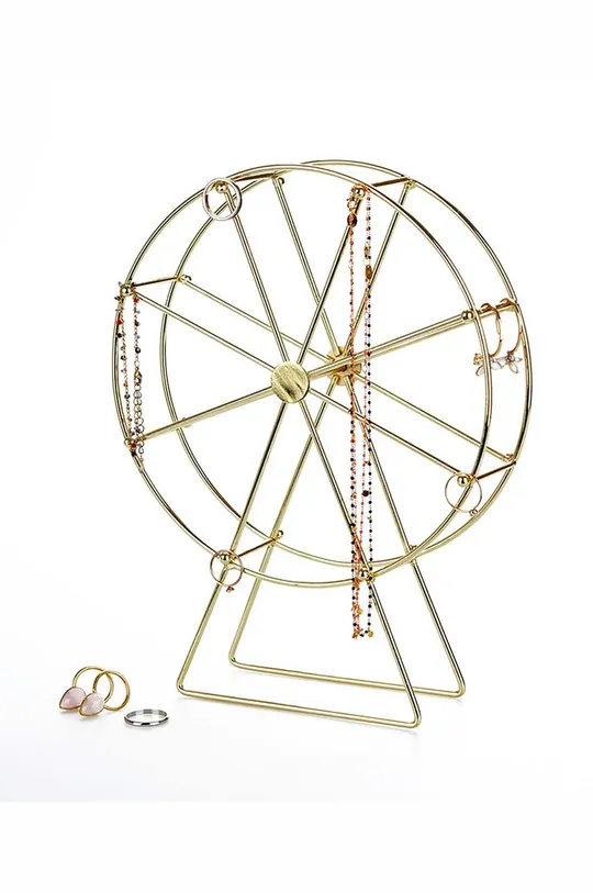žltá Stojan na šperky Balvi Golden Wheel Unisex