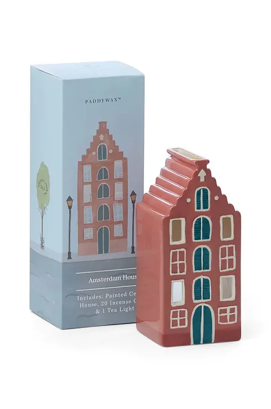 Stožčasti kamin za dišeče palčke Paddywax No.02 Amsterdam House Keramika