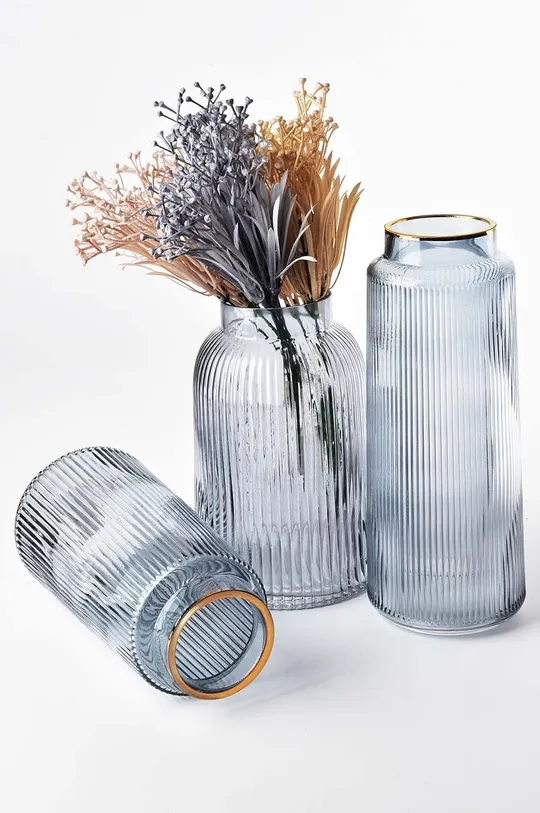 Dekoratívna váza Affek Design Serenite sivá