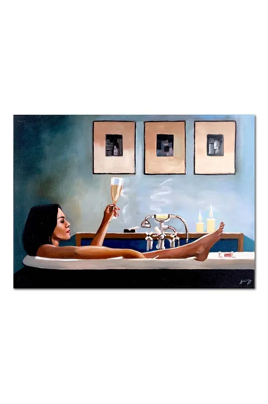 multicolor reprodukcja namalowana olejem Jack Vettriano, Kobieta w wannie Unisex