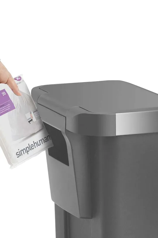 Урна для мусора Simplehuman Liner Pocket 45 L серый