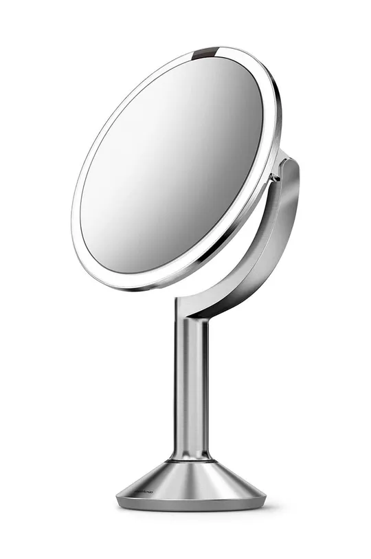 Simplehuman specchio con luce led Trio Max grigio
