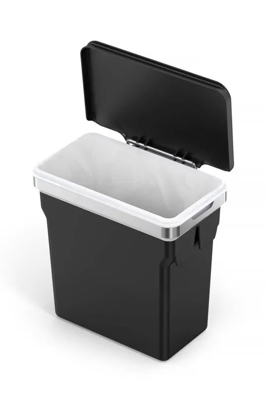 Simplehuman cestino dei rifiuti In Cabinet 10 L : Acciaio inossidabile, Plastica