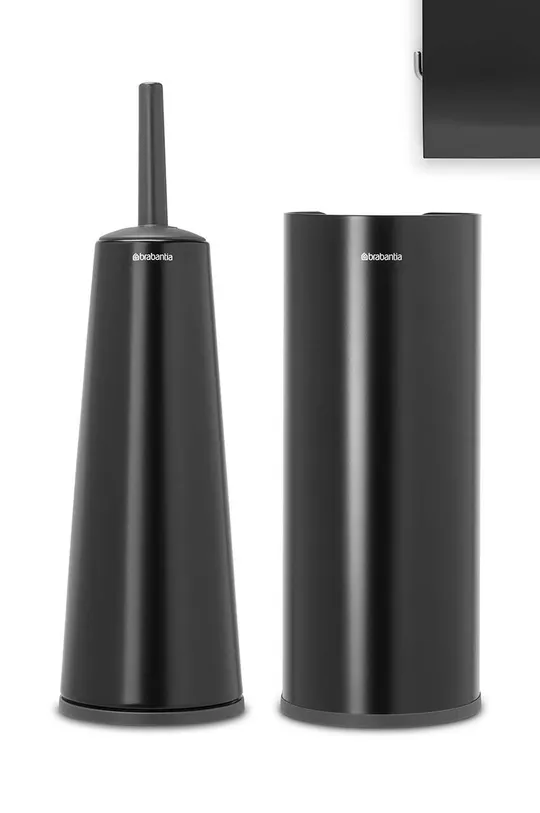 črna Komplet kopalniških pripomočkov Brabantia ReNew 3-pack Unisex