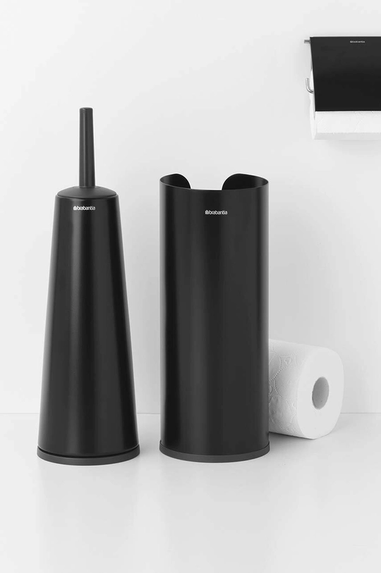 Brabantia zestaw akcesoriów łazienkowych ReNew 3-pack czarny