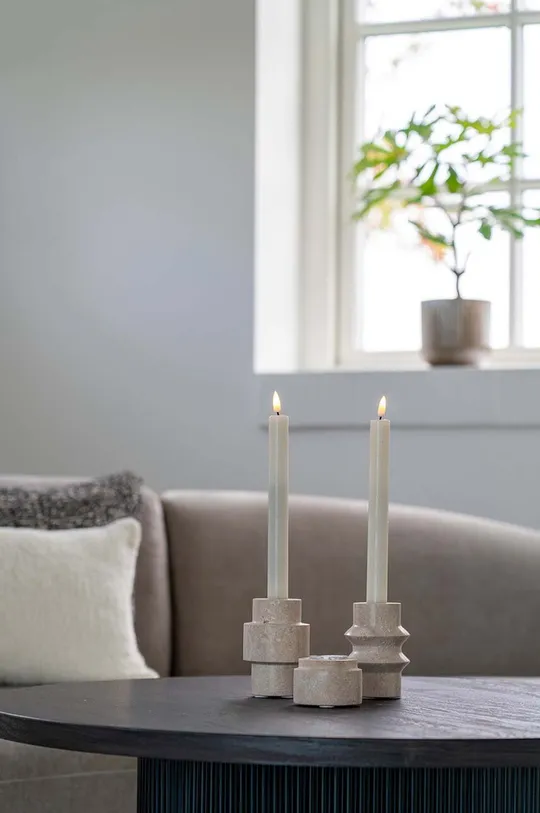 beżowy House Nordic świecznik dekoracyjny