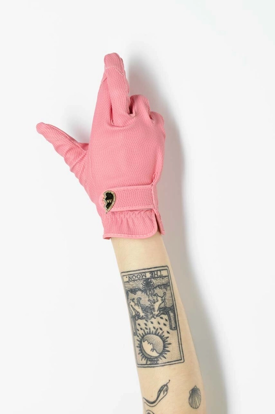 Садові рукавички Garden Glory Glove Heartmelting Pink L : Латунь, Екошкіра