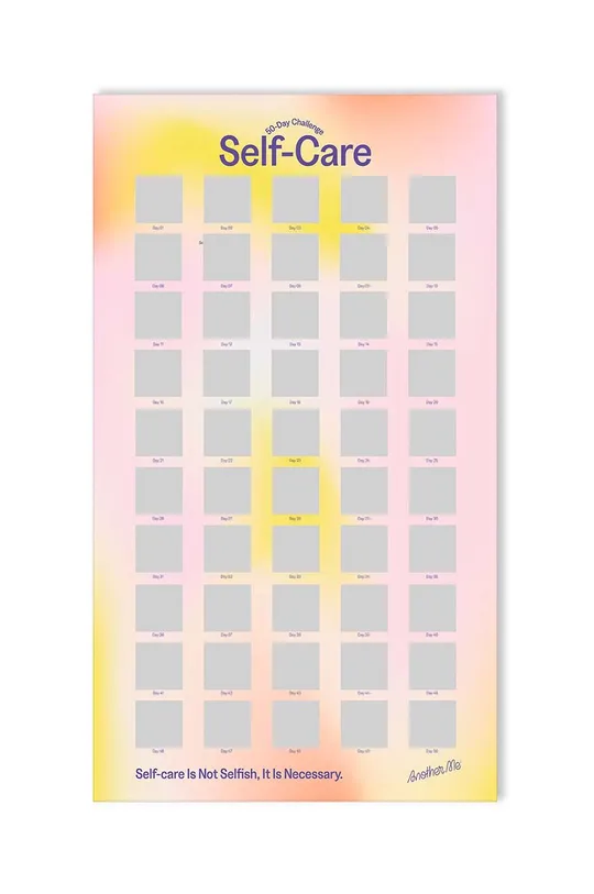 Αφίσα ξυστό Another Me 50 Day Challenge, Self-Care, English : Χαρτί, Πλαστική ύλη