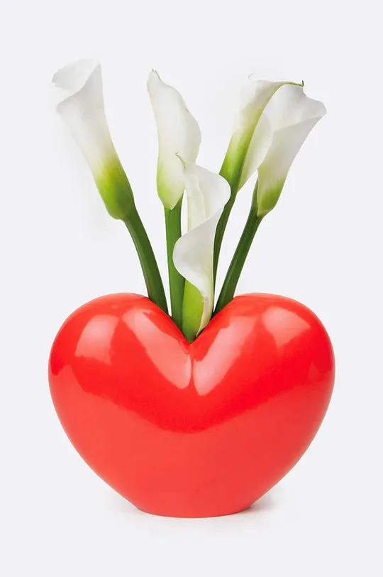 Dekoratívna váza DOIY Love červená