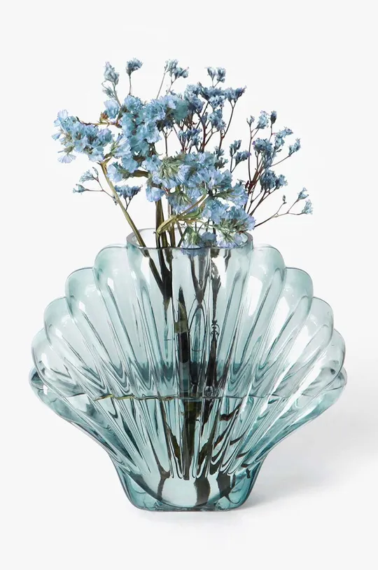 DOIY vaso decorativo Seashell blu