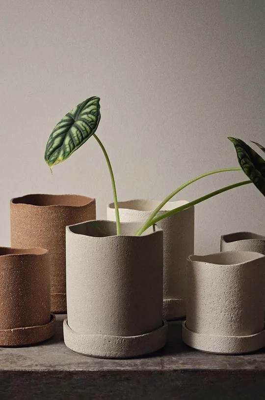 помаранчевий Горщик ferm LIVING Uneru Pot