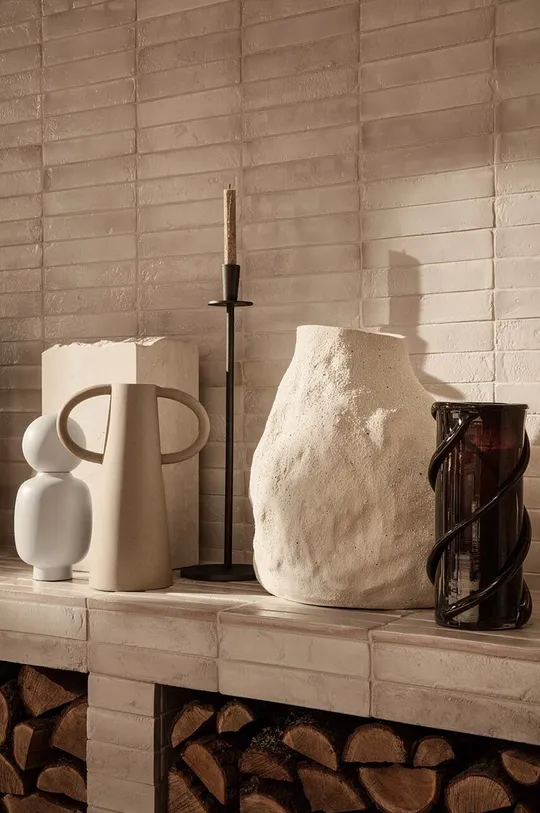 biały ferm LIVING wazon dekoracyjny Muses Vase