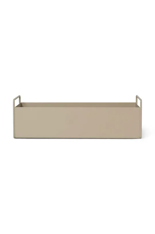beżowy ferm LIVING donica Plant Box S Unisex