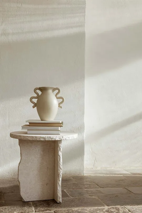 beżowy ferm LIVING wazon dekoracyjny Verso Table Vase