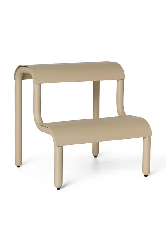 beżowy ferm LIVING stołek Up Step Stool L Unisex