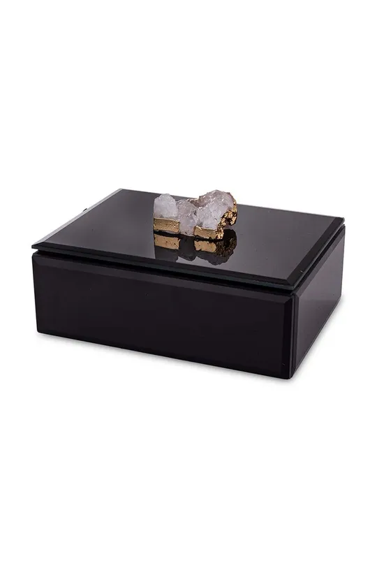 czarny szkatułka na biżuterię Unisex