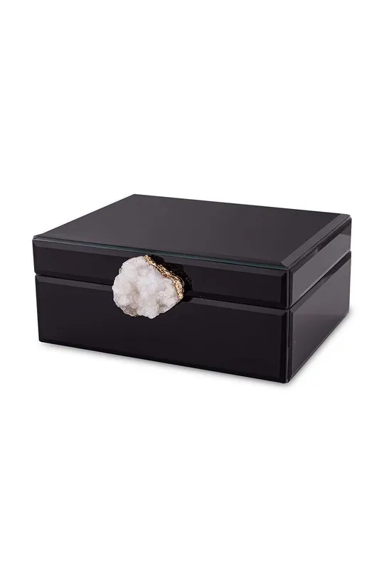 czarny szkatułka na biżuterię Unisex