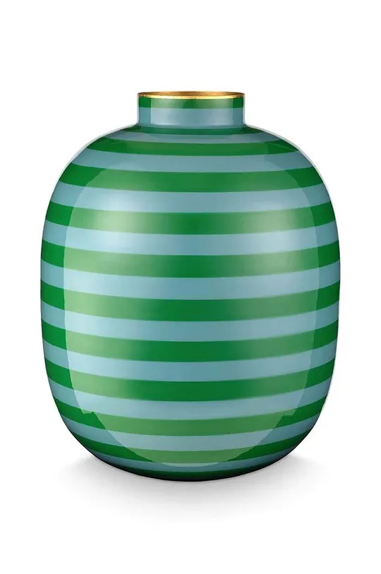 többszínű Pip Studio dekor váza Stripes Green Uniszex