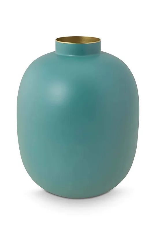 turkusowy Pip Studio wazon dekoracyjny Matt Light Blue Unisex