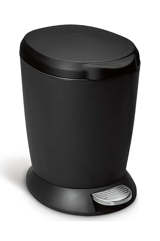 чёрный Урна для мусора Simplehuman 6 L Unisex