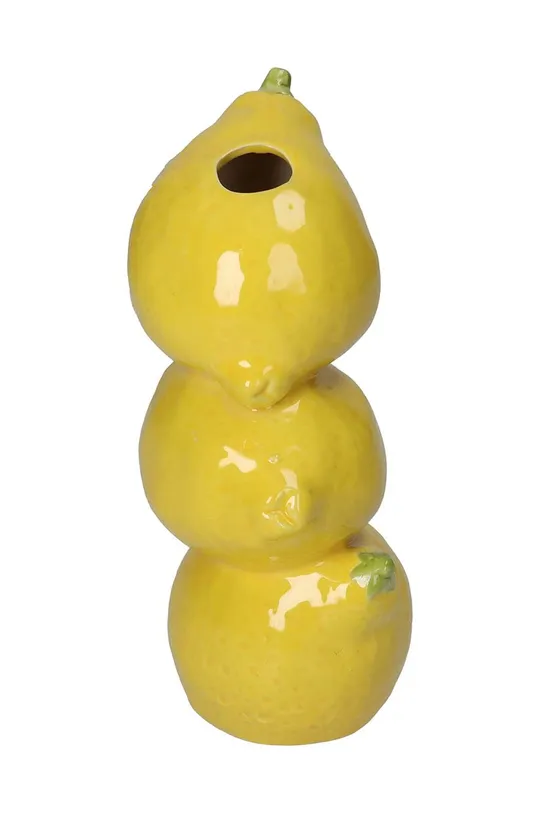vaso decorativo giallo