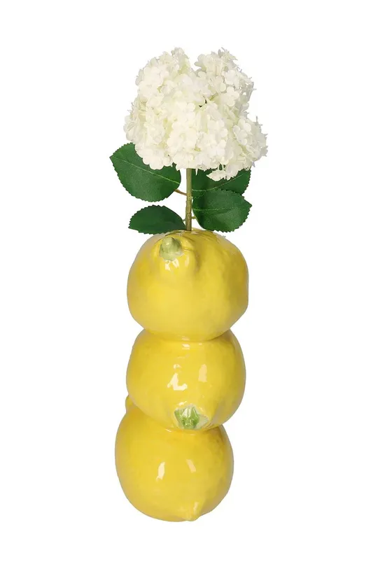 żółty wazon dekoracyjny