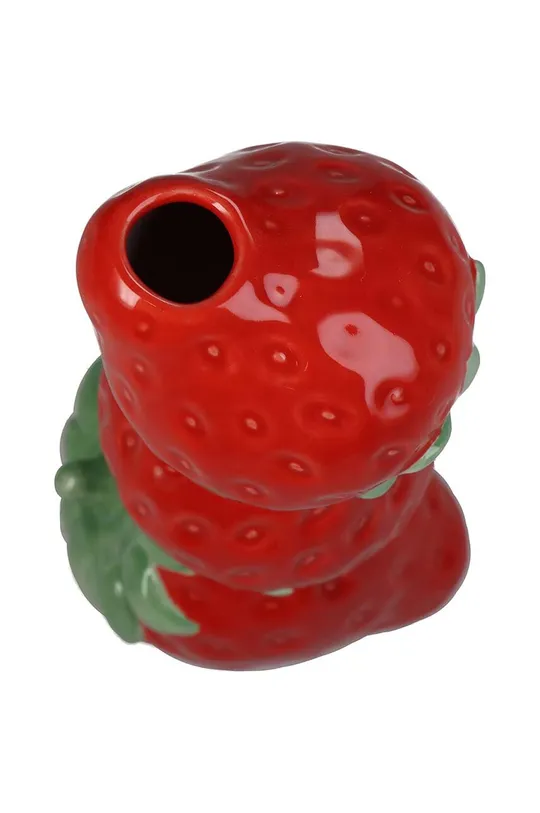 vaso decorativo rosso